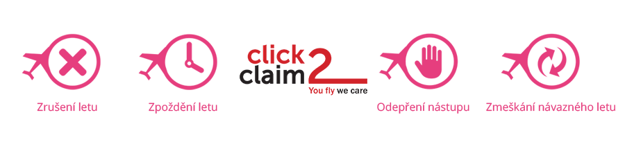 Click2Claim - kompenzace za zrušení a zpoždění letu